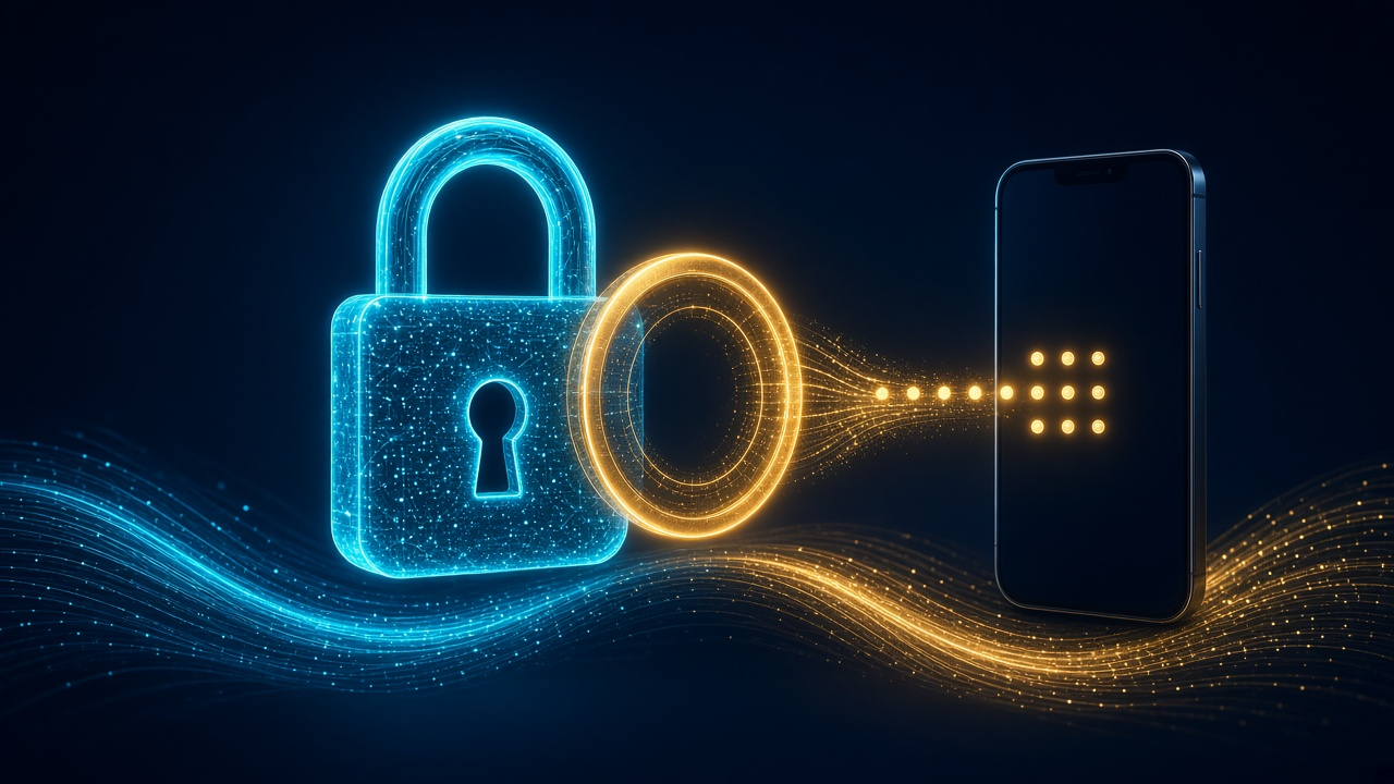 Illustration explaining Two Factor Authentication (2FA)