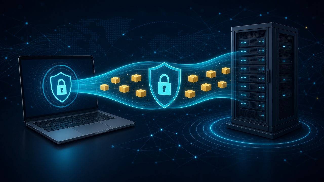 Illustration explaining Internet Protocol-Virtual Private Network (IP-VPN)